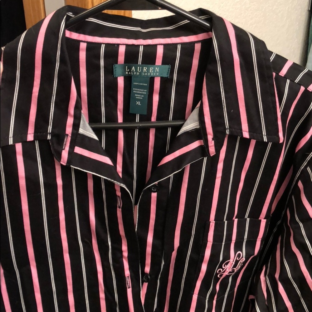 Button down pajama shirt